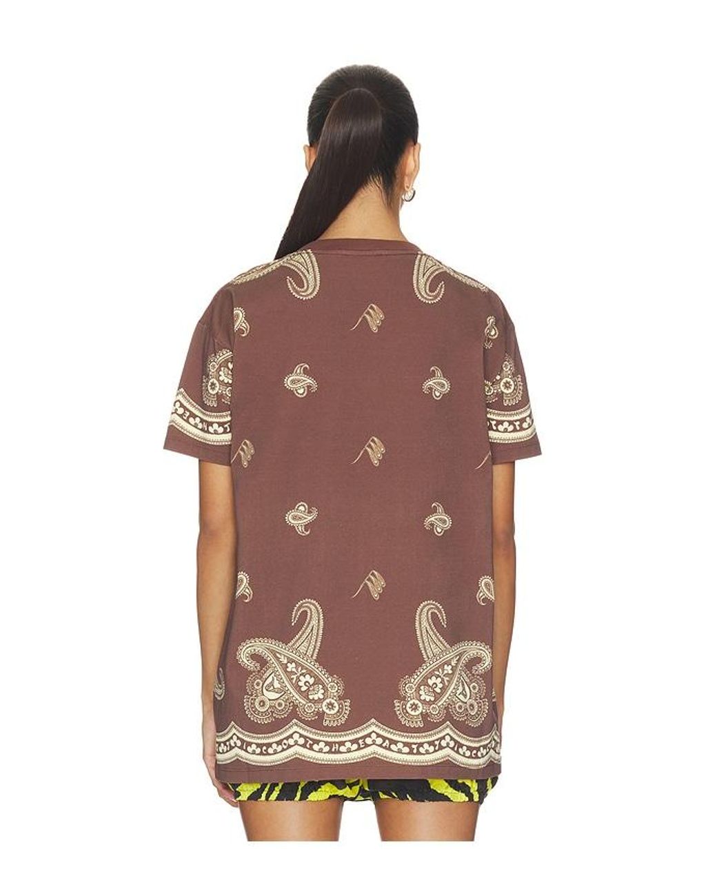 The Attico Multicolor Paisley T-Shirt
