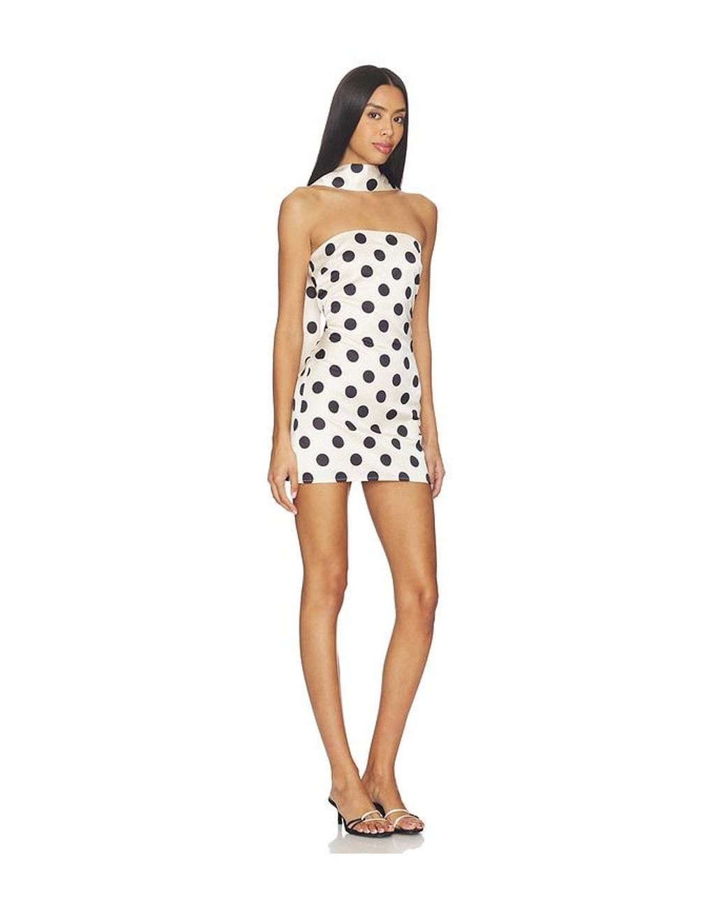 MORE TO COME White Hartlen Strapless Mini Dress
