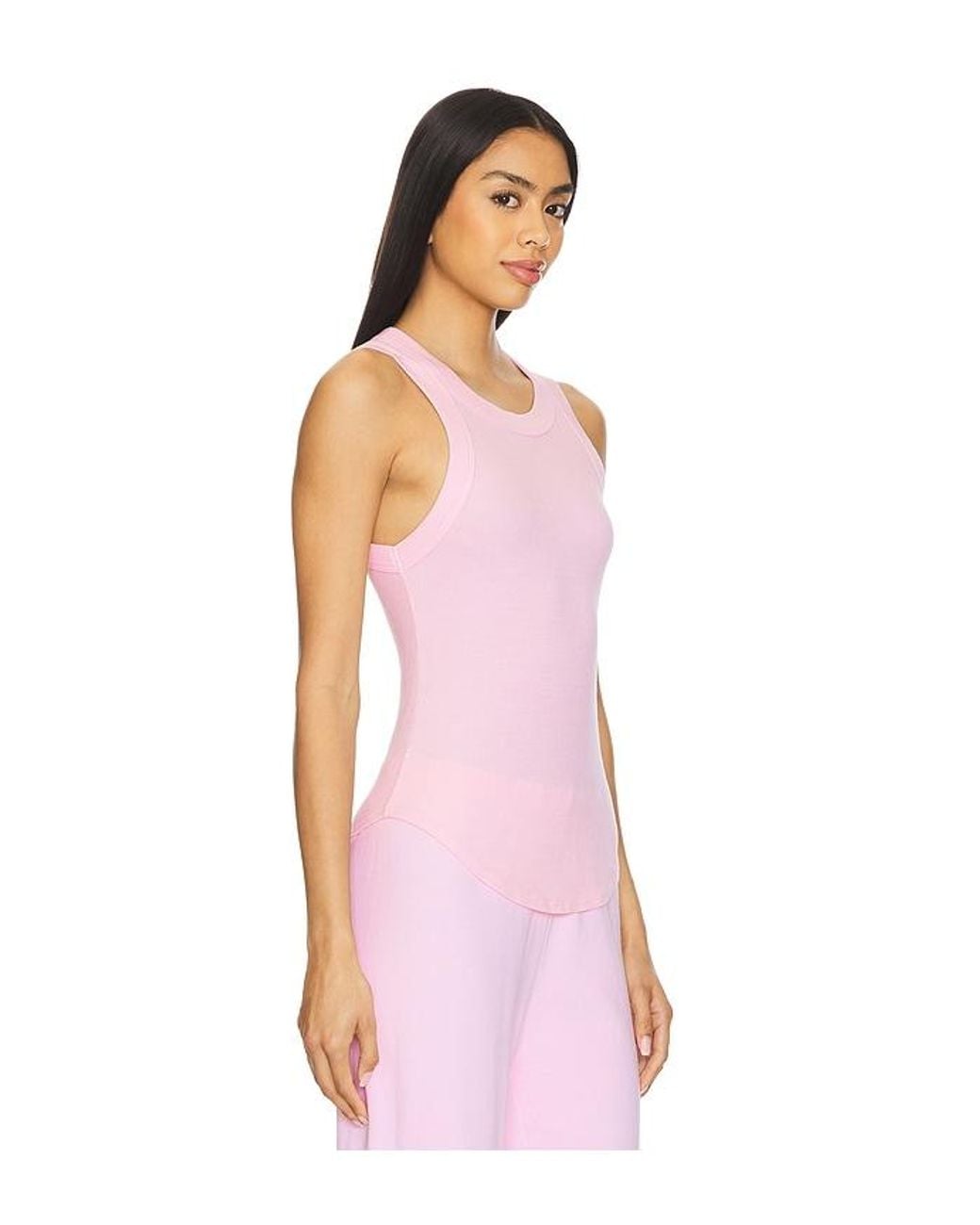 Lamade Pink Aida Racerfront Tank