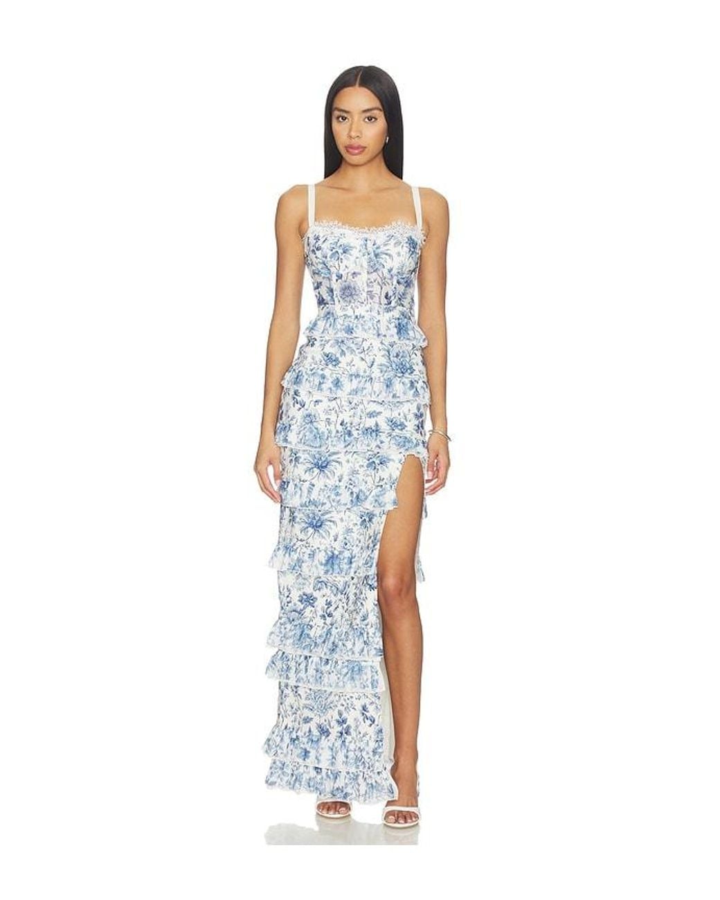 V. Chapman Blue Cassia Dress