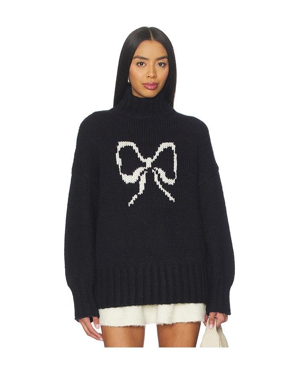 Lisa Says Gah Blue Cece Turtleneck