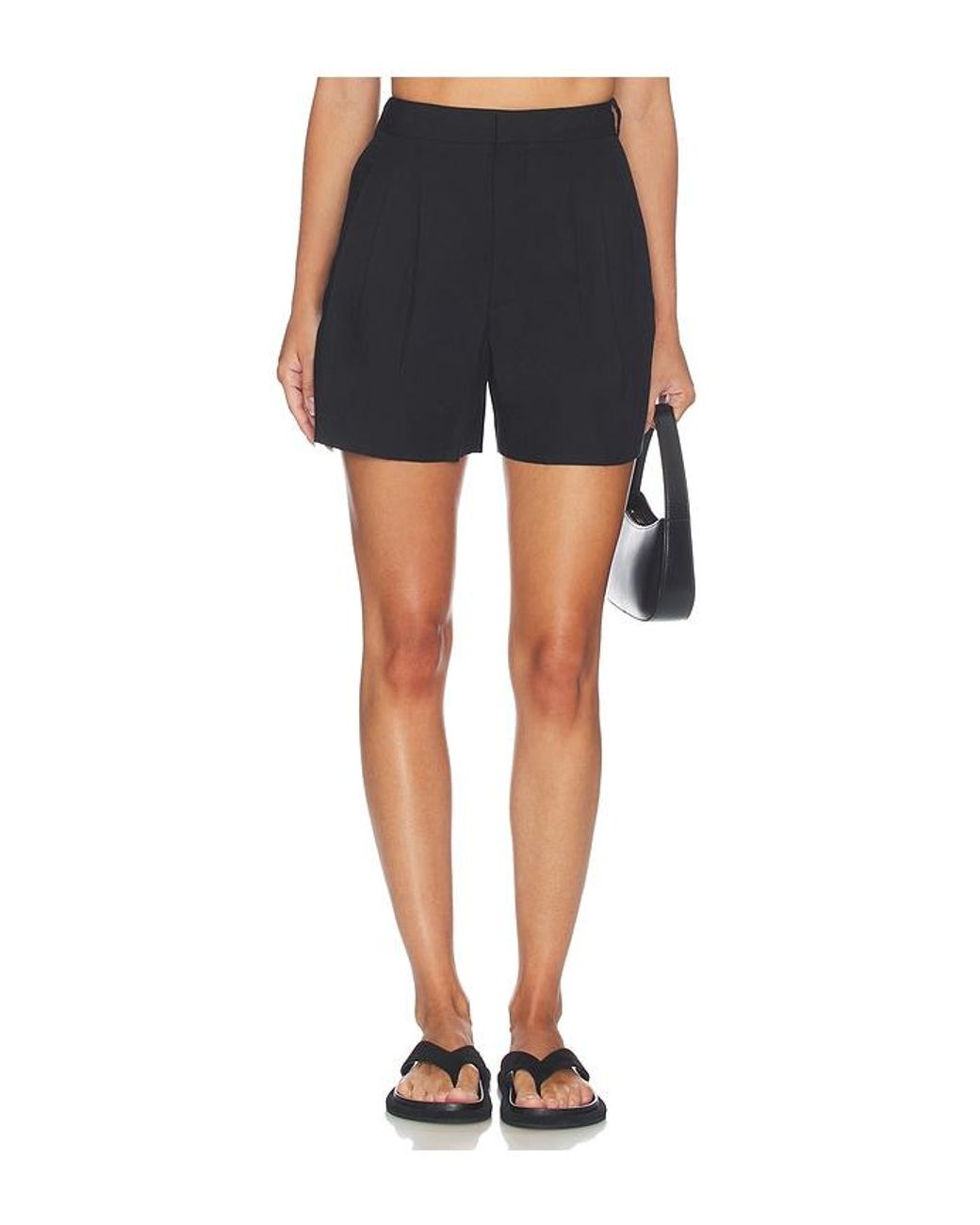 Rag & Bone Black Chappell Linen Short