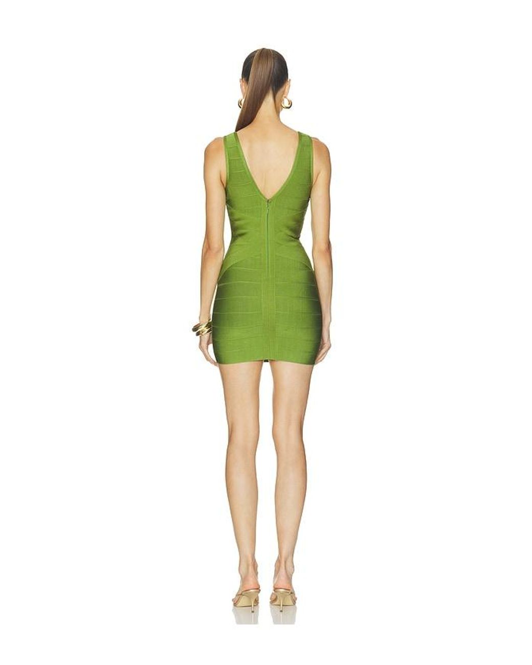 retroféte Green Jesibel Knit Dress