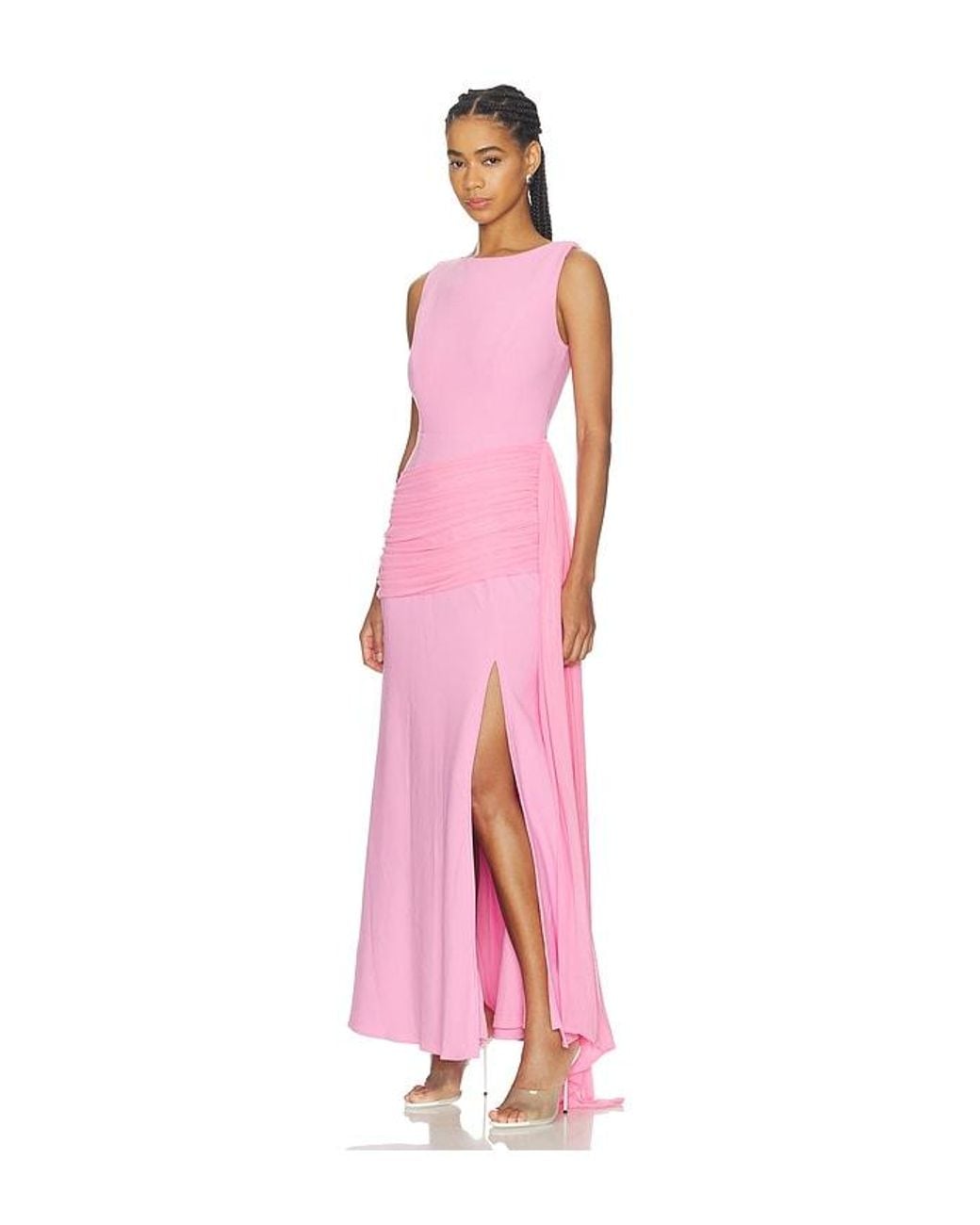 Elliatt Pink Amelina Sash Gown