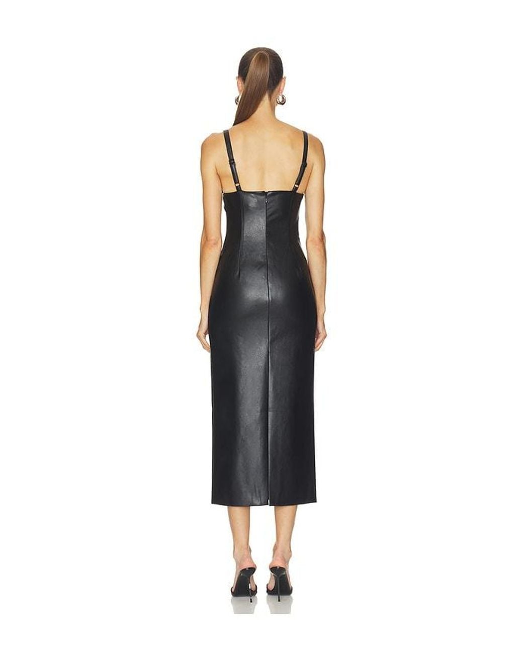 Bardot Black Estine Faux Leather Dress