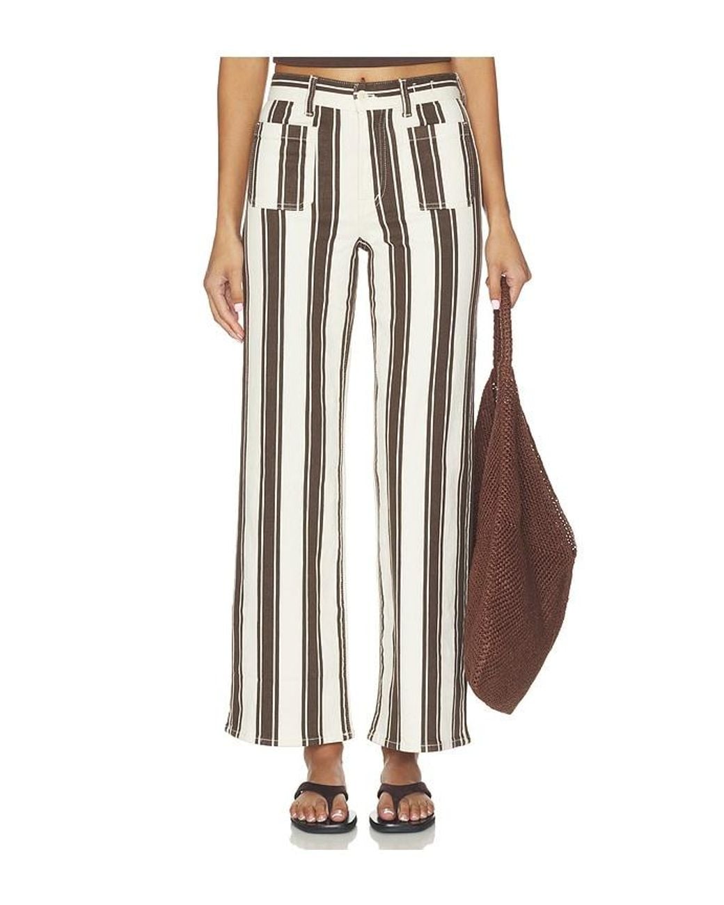 Madewell White The Emmy Wide Leg Pant