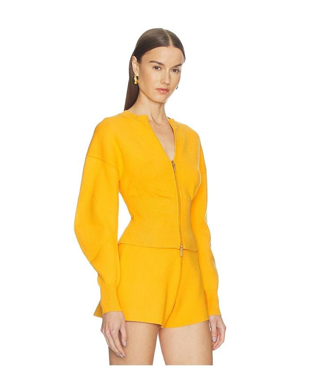Cult Gaia Yellow Monroe Sweater