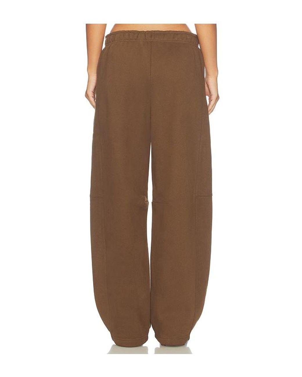 WellBeing + BeingWell Brown Robin Barrel Sweatpant