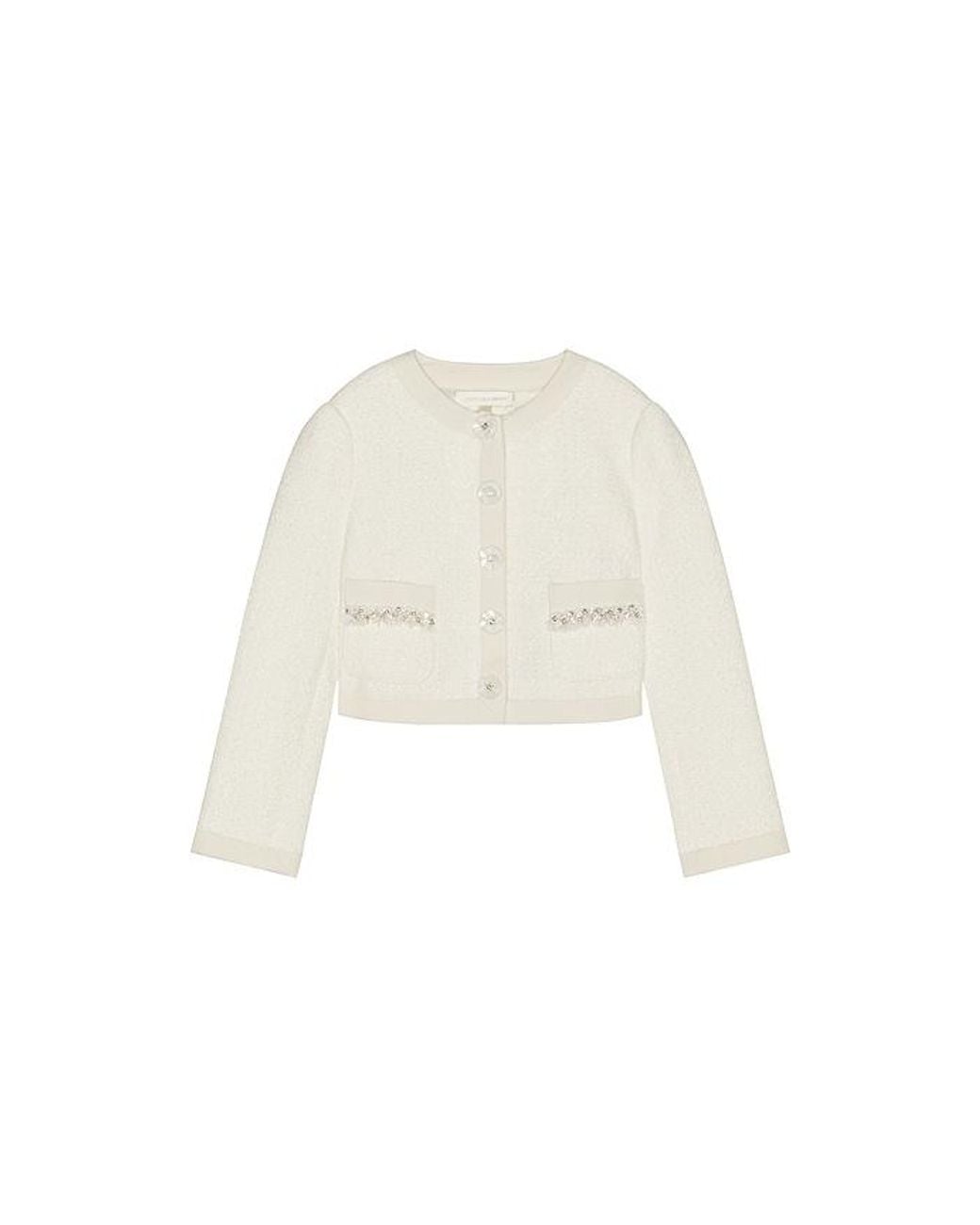 LoveShackFancy Natural Alphie Tween Jacket