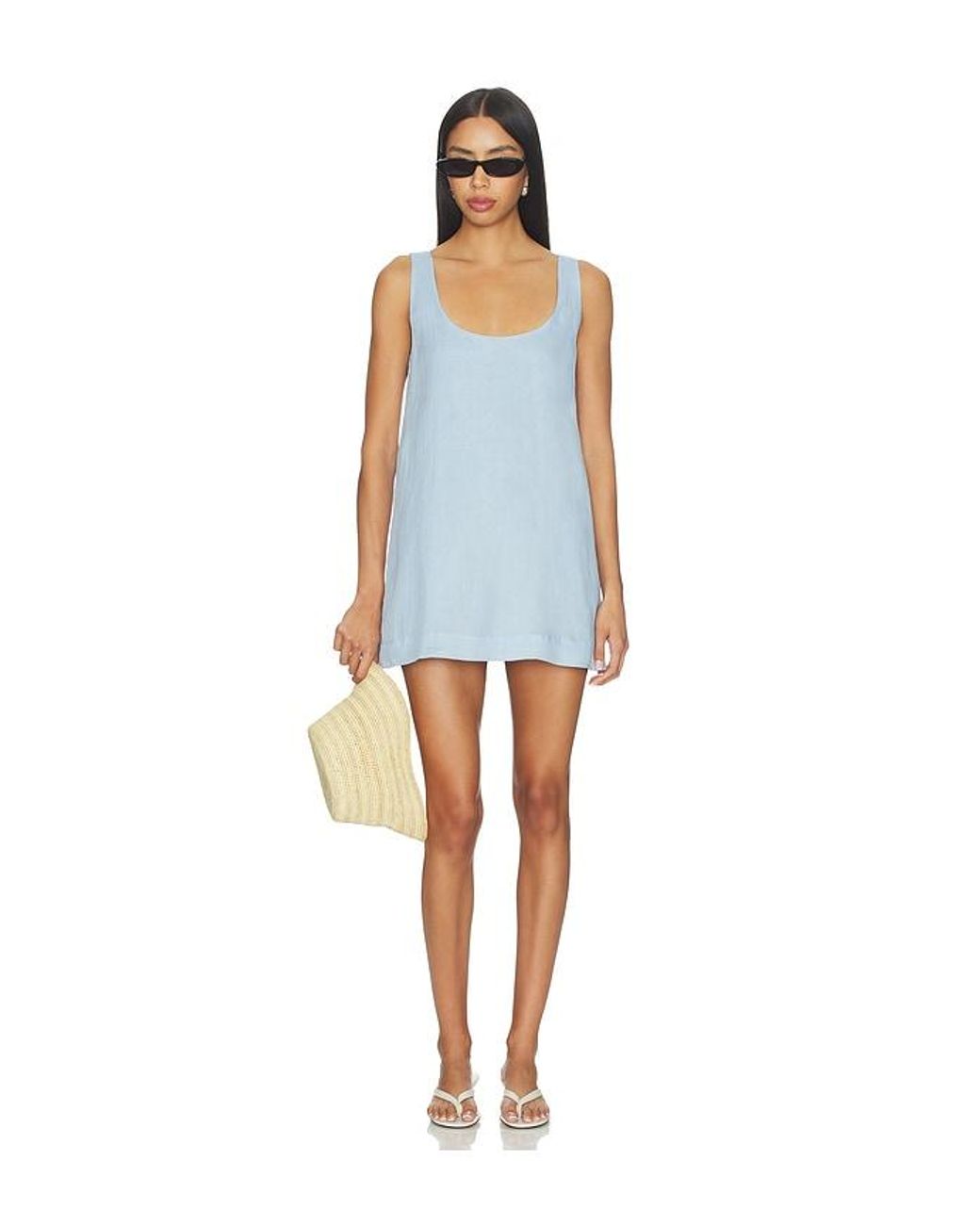 L'academie Blue Darina Mini Dress