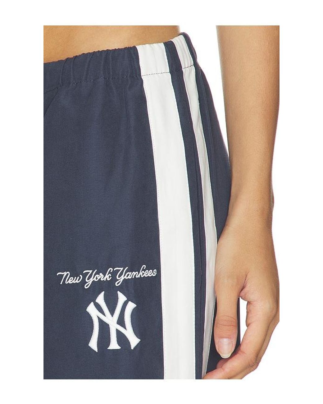 OFF SEASON Blue Lightweight Wide Leg Pant