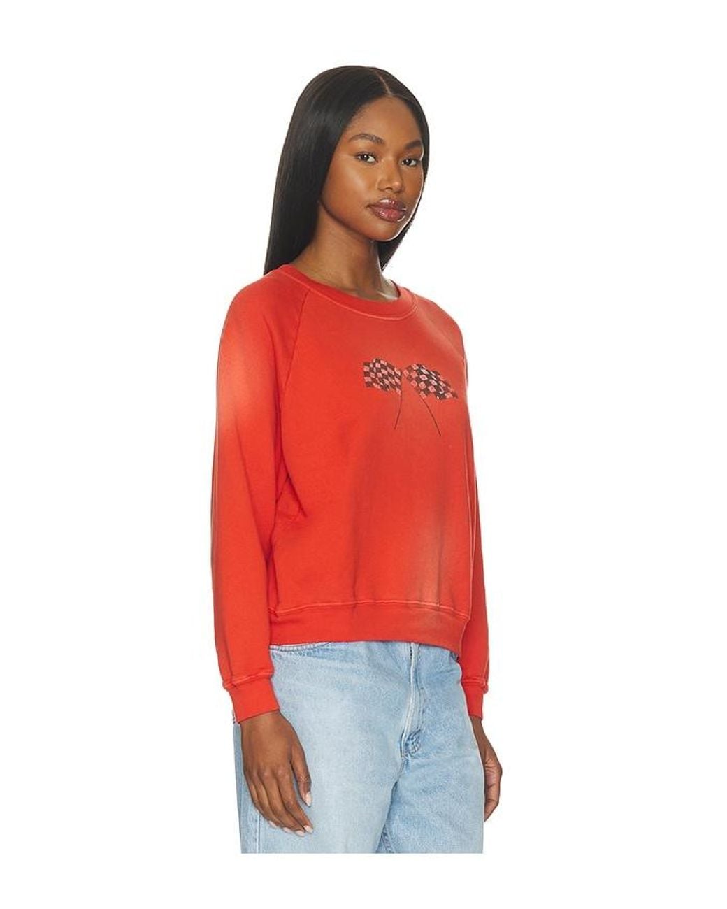 Daydreamer Red Ready Set Go Shrunken Raglan Sweatshirt
