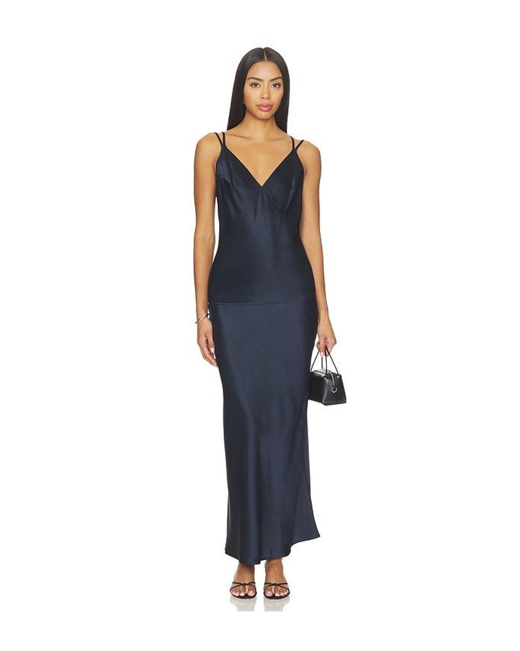 Anine Bing Blue Bar Maxi Skirt