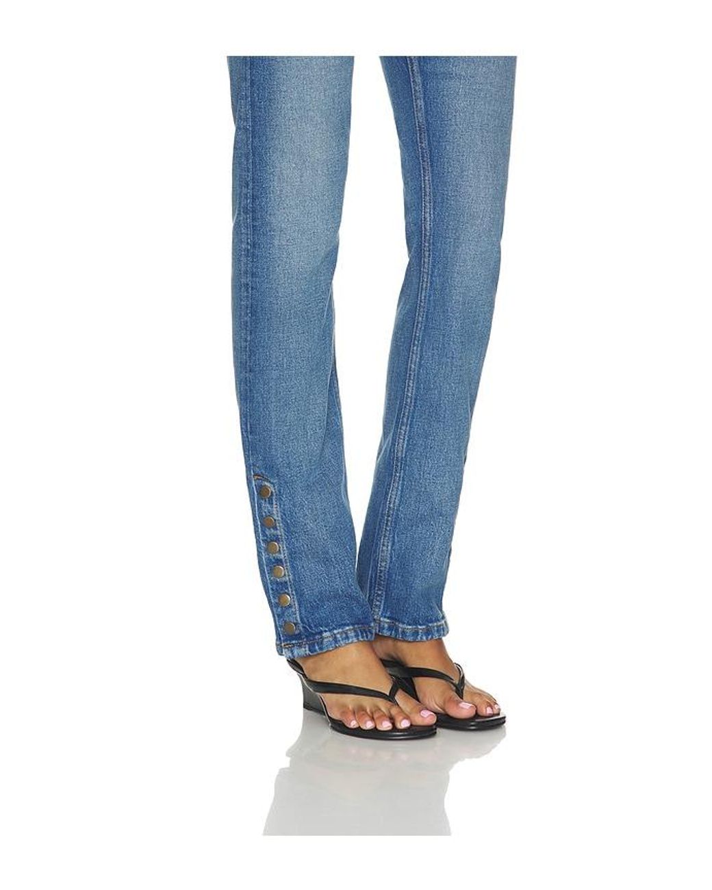 Re/done Blue Britt Bootcut Jeans