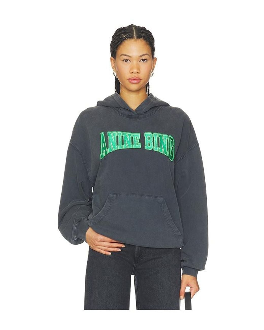 Anine Bing Blue Harvey Sweatshirt