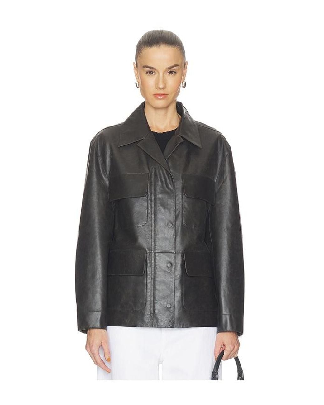 GRLFRND Black Dara Leather Jacket