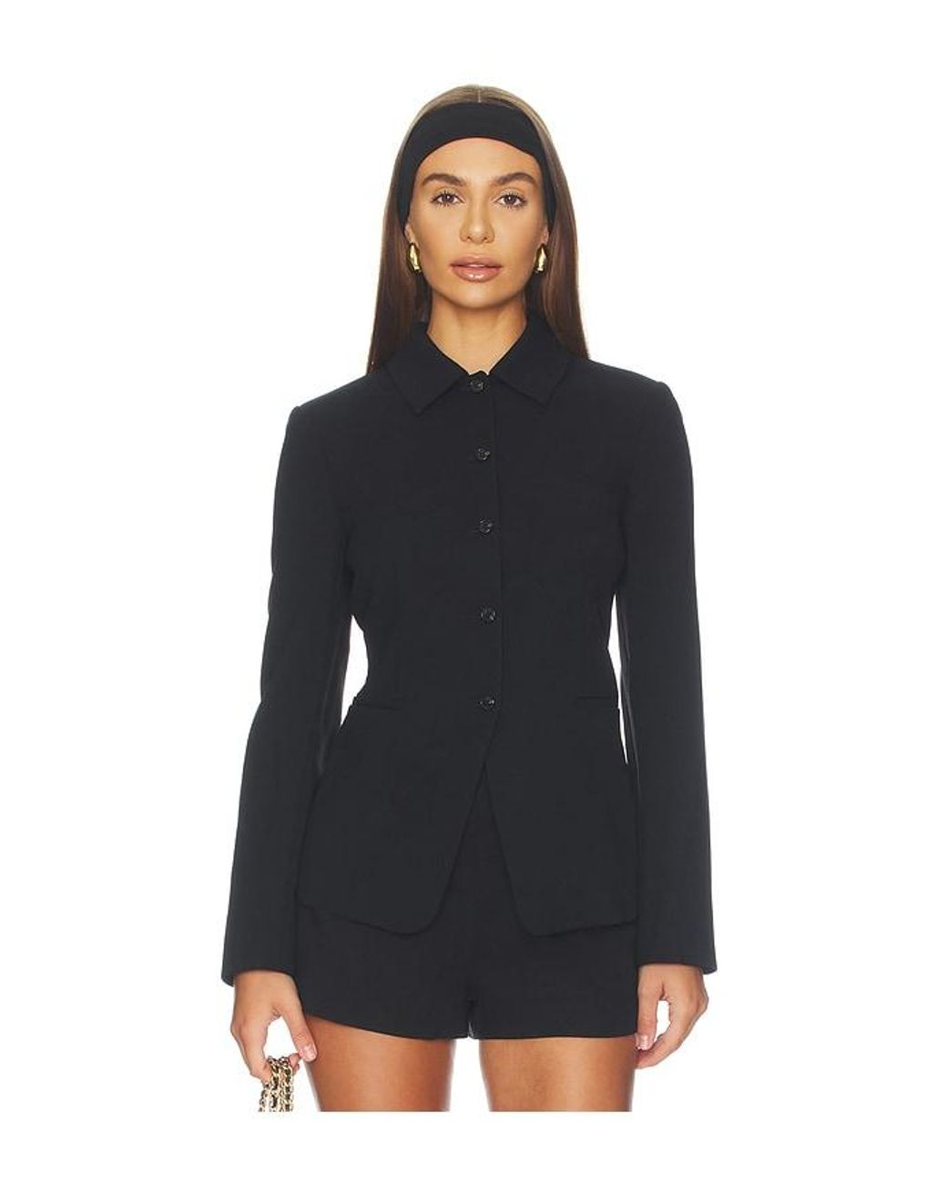 Theory Black Cutaway Essential Jacket