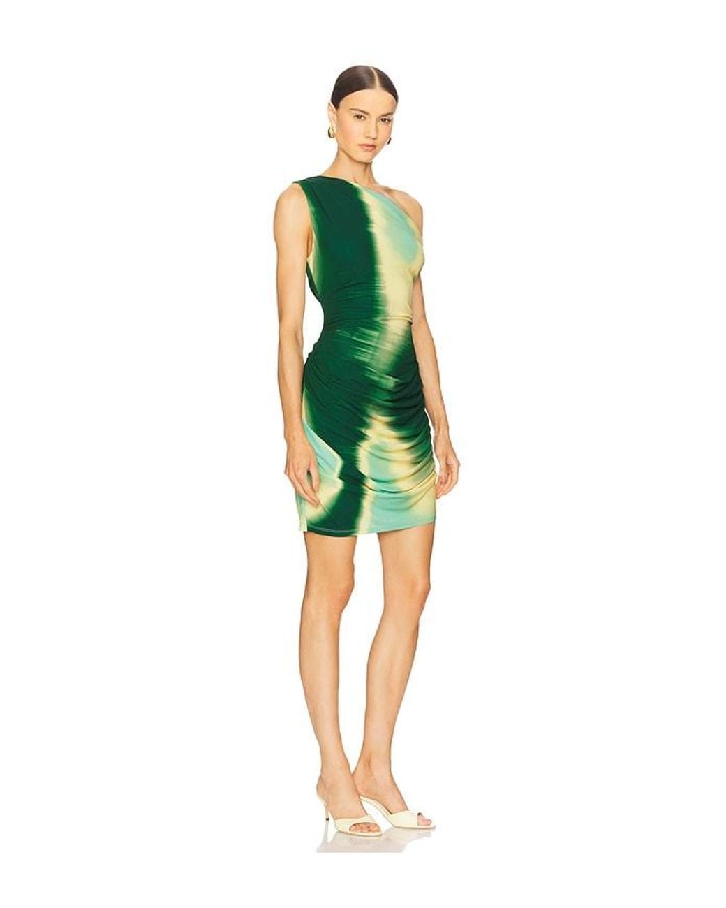 Jonathan Simkhai Green Azalea Mini Dress