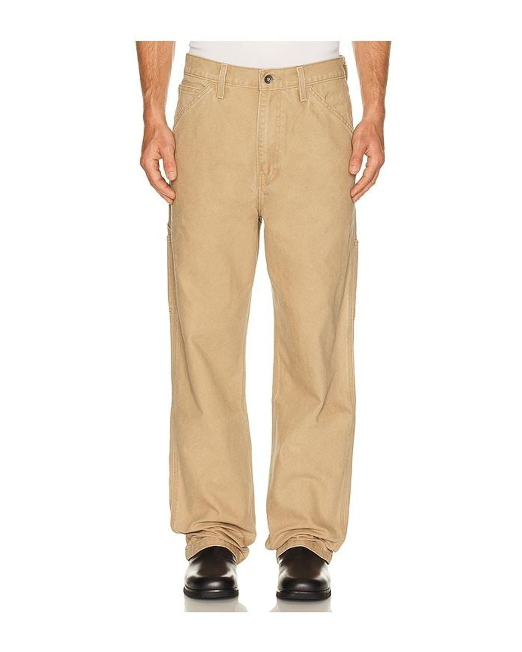 Levi's Natural 568 Loose Straight Carpenter Jeans for men
