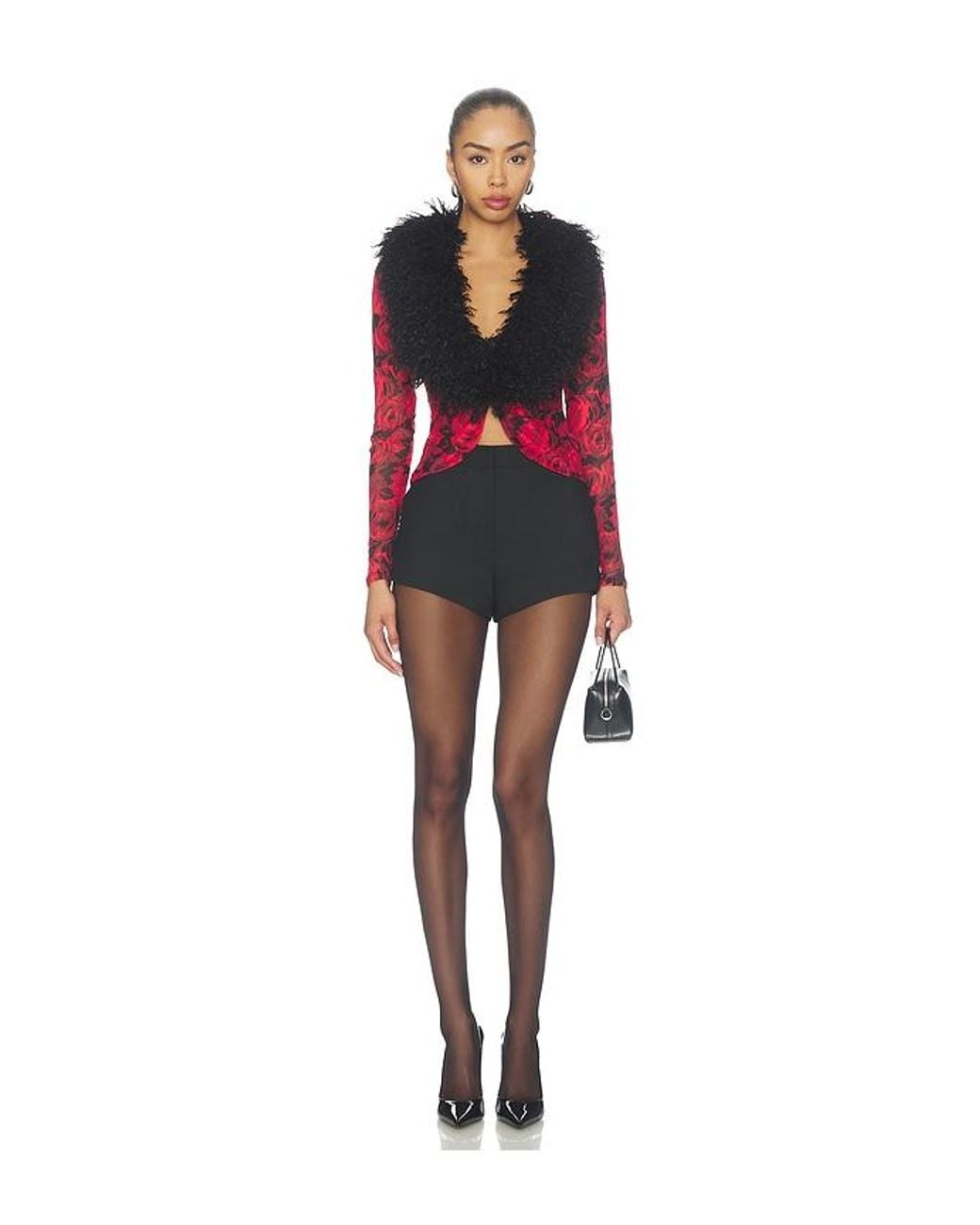 AFRM Red Nymia Top