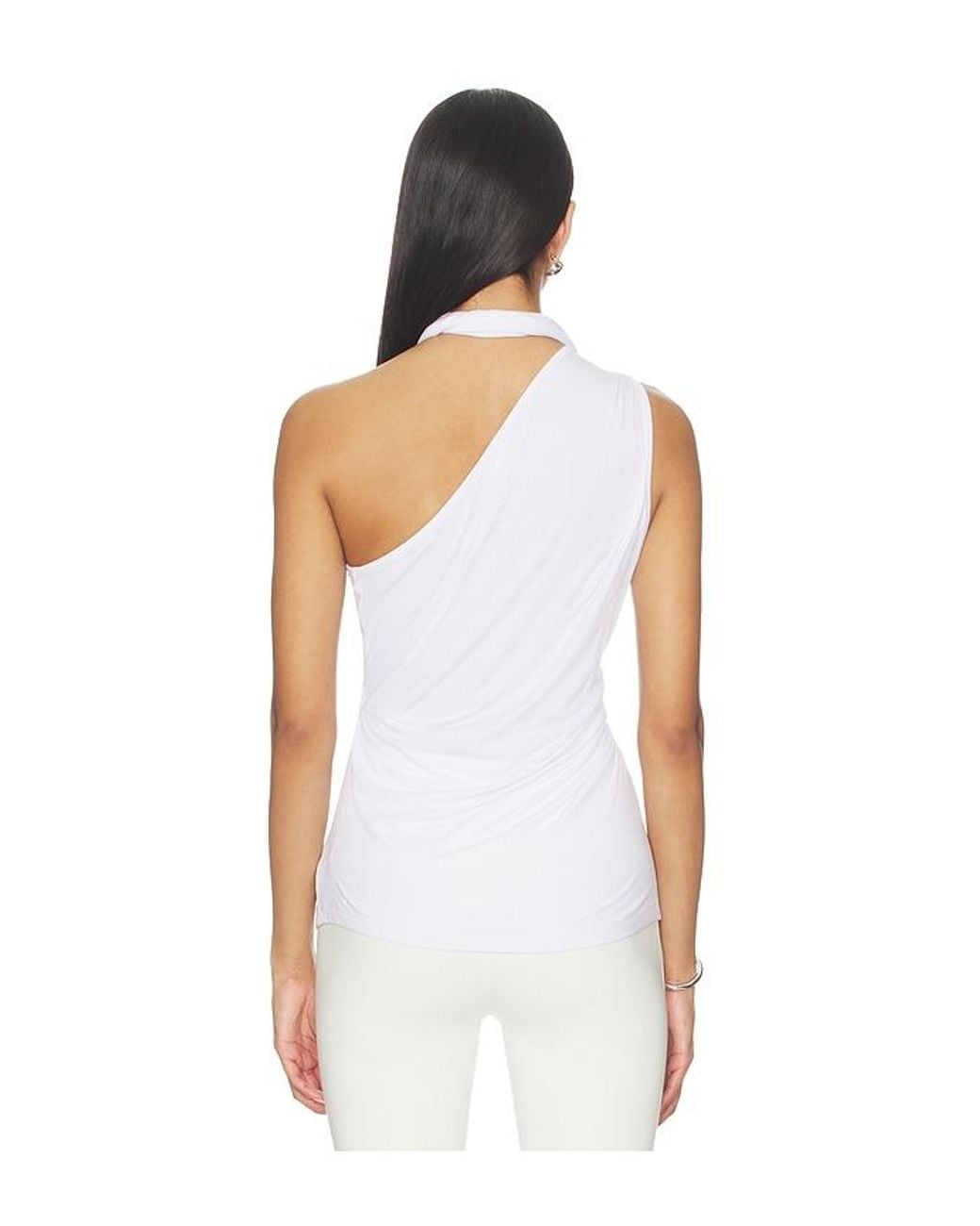 superdown White Mariam Drape Top