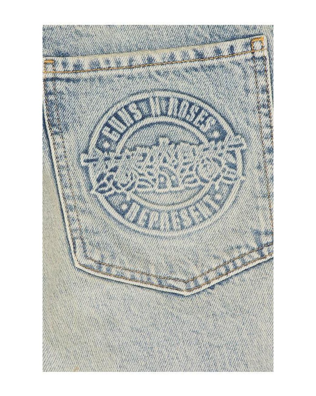 Represent Blue X Guns N' Roses Denim Jeans for men