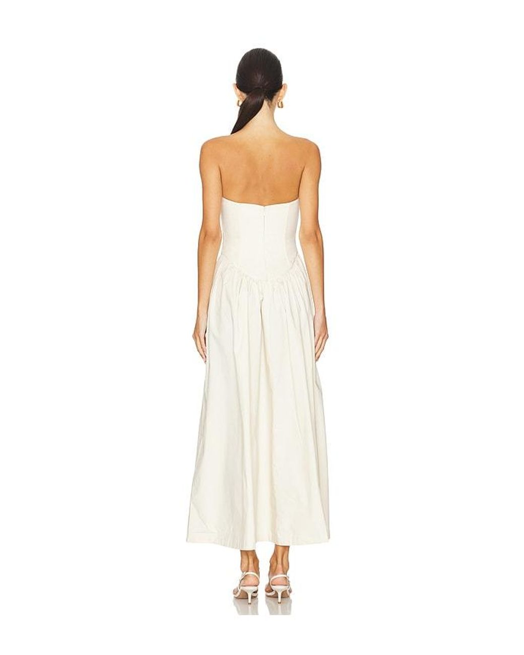 LPA White Giana Maxi Dress