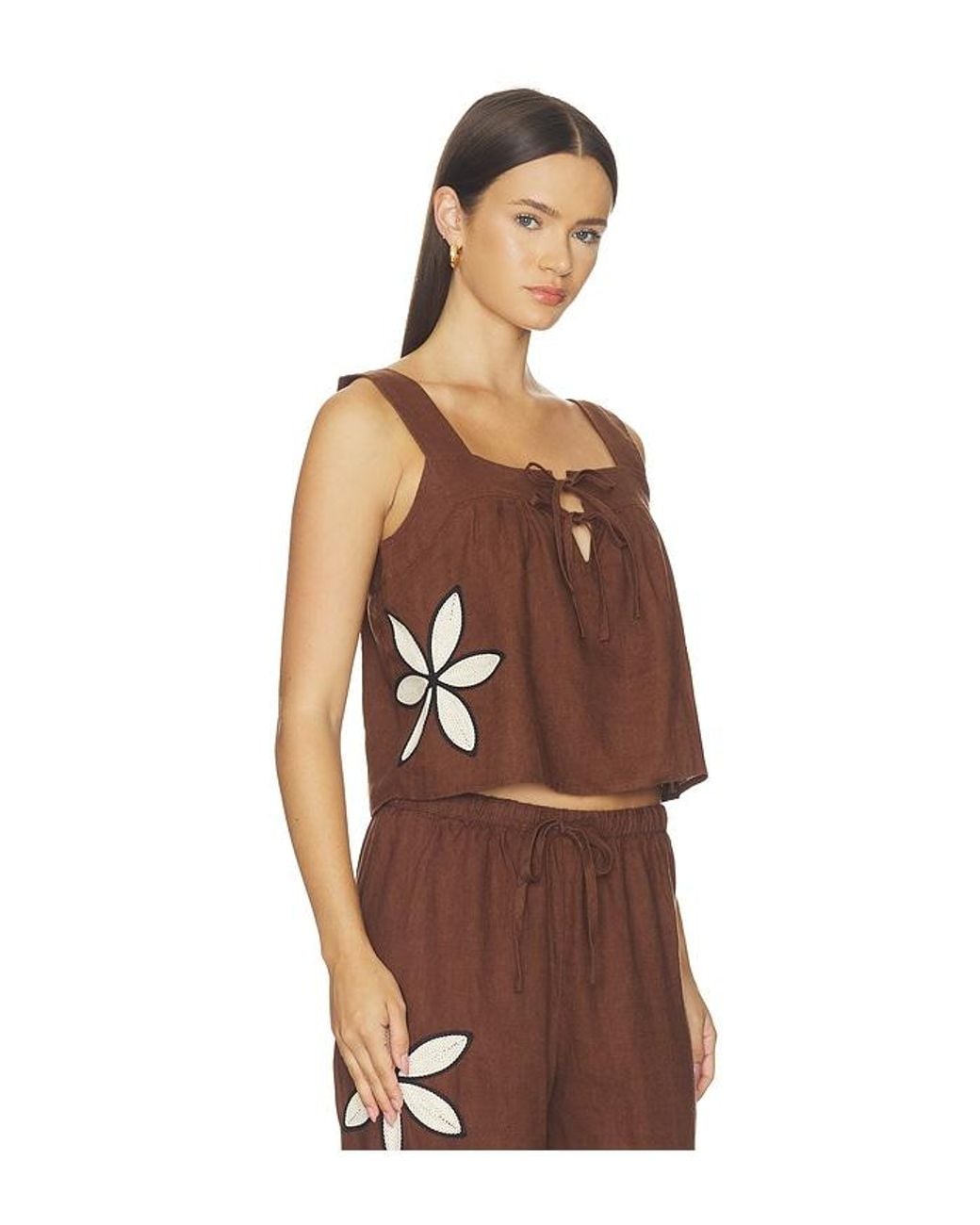 Rails Brown Calais Top