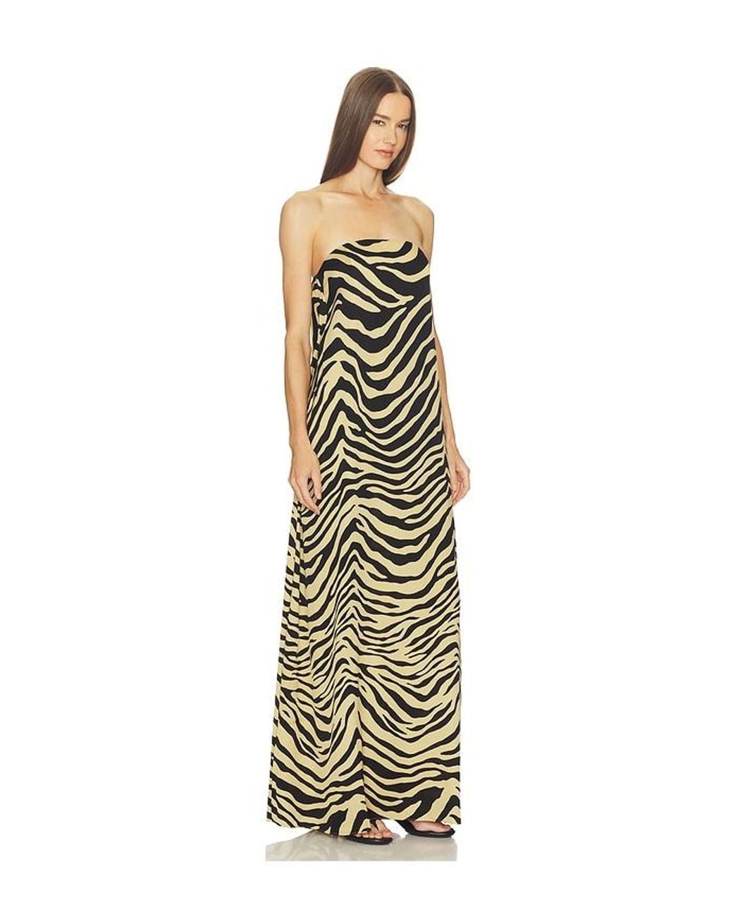 SRG Metallic Sloan Silk Dress