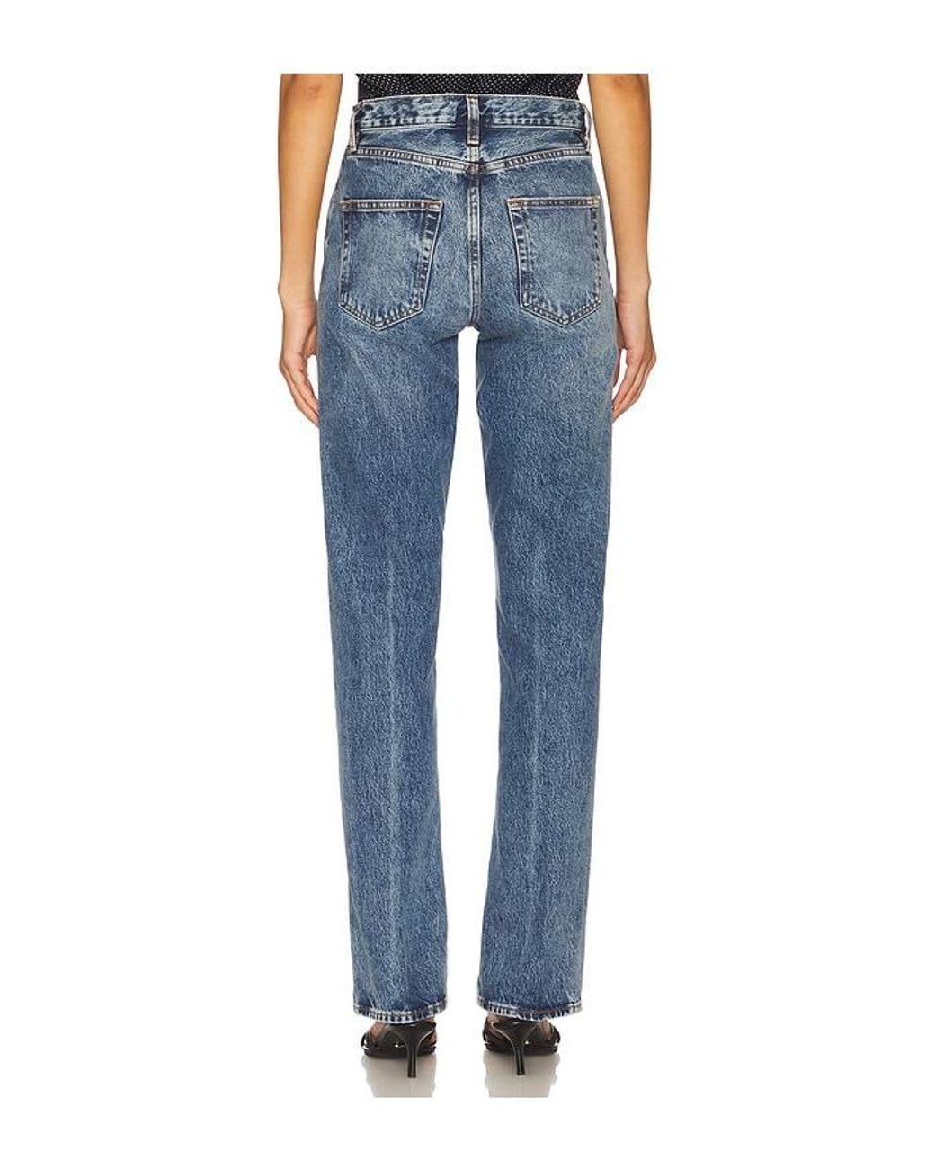 FRAME Blue The Vertical Jeans