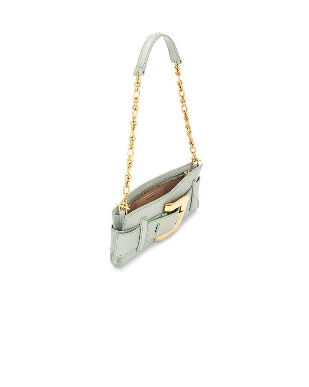 Balmain White Anthem Clutch