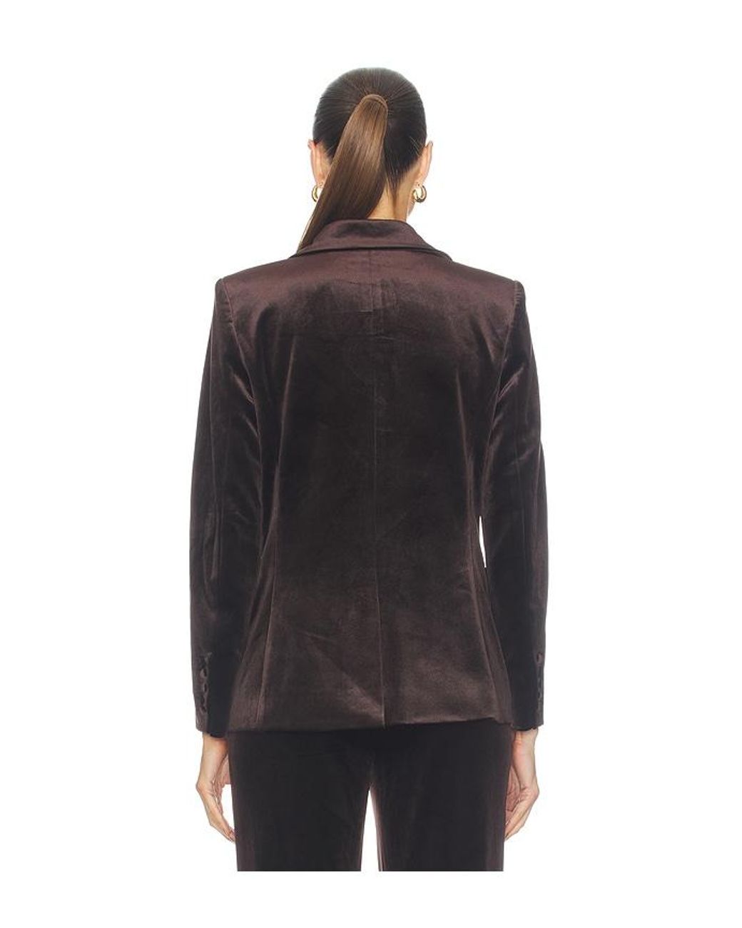 Karina Grimaldi Black Shon Velvet Jacket