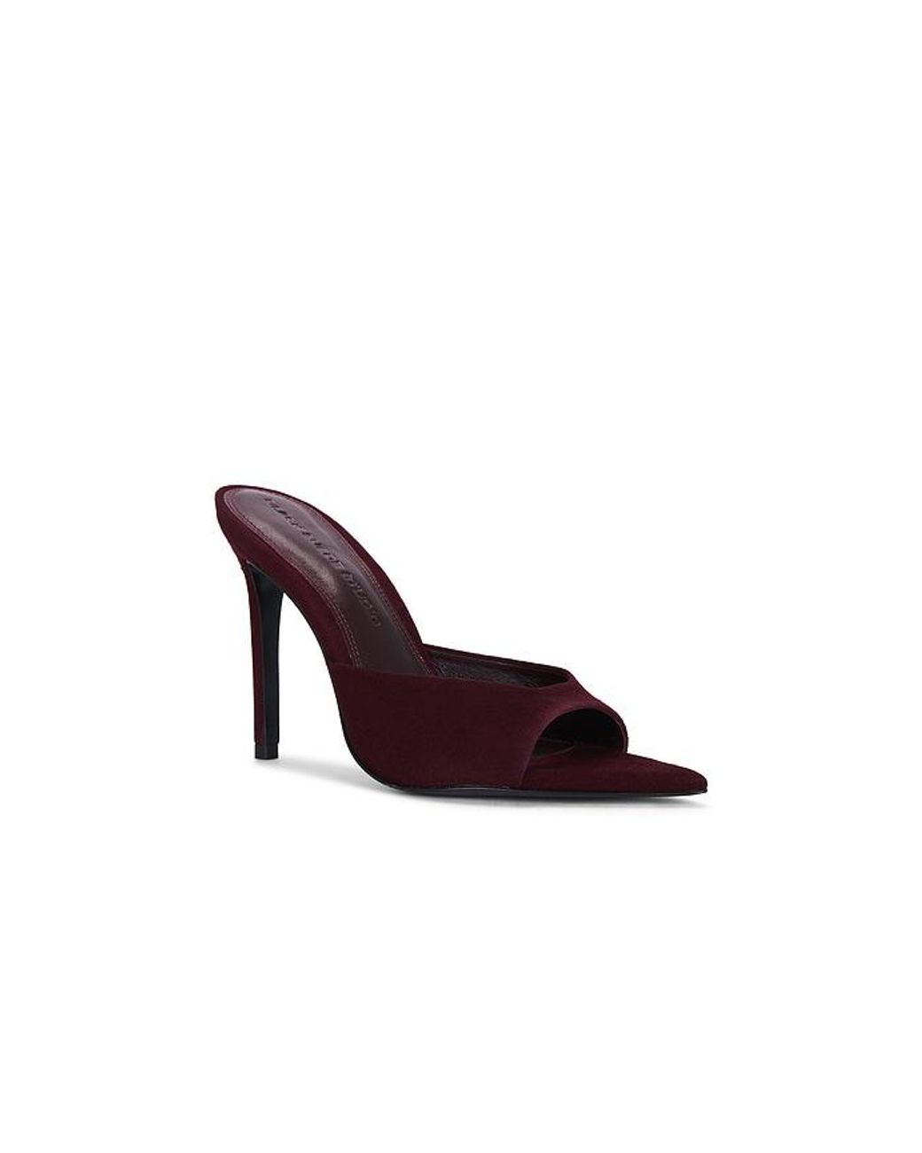 Black Suede Studio Brown Brea Mule