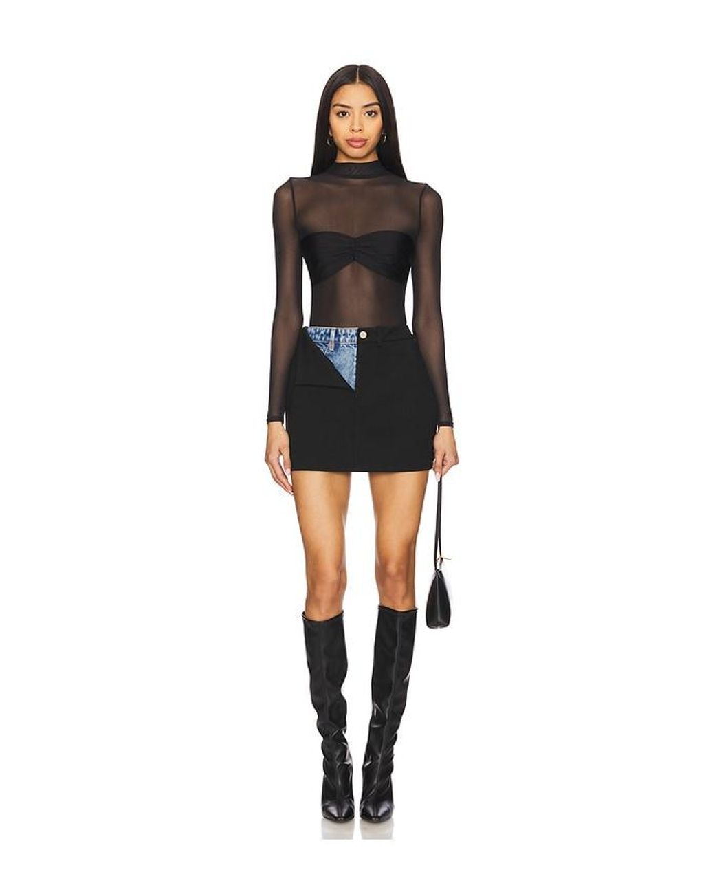 SER.O.YA Black Addison Skirt