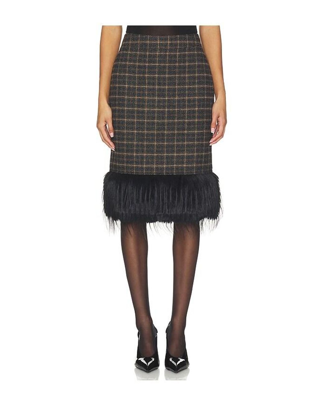 AFRM Black Talon Skirt