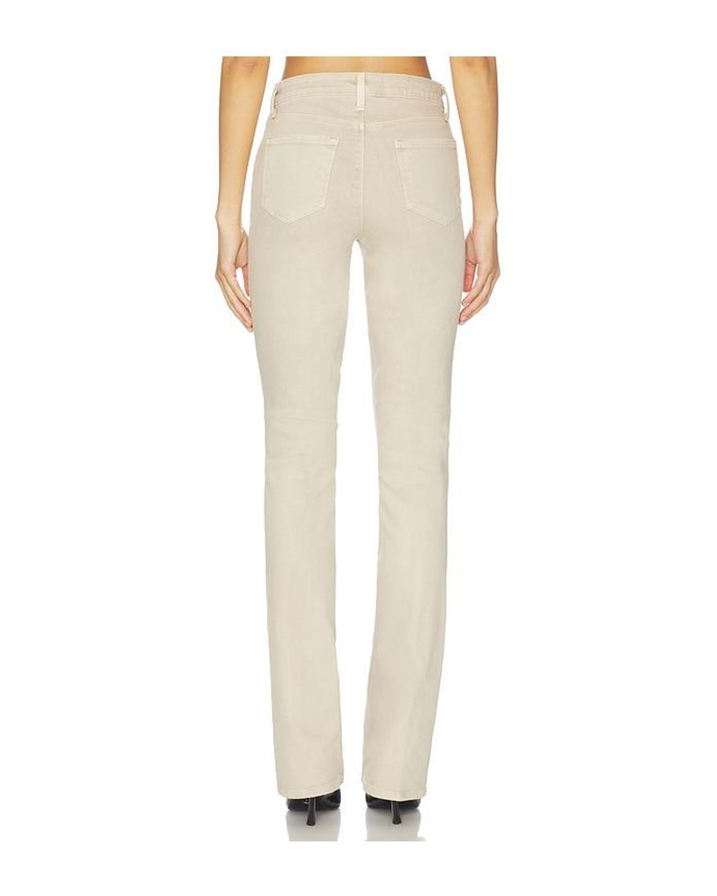 L'Agence Natural Selma High Rise Sleek Baby Bootcut Jeans