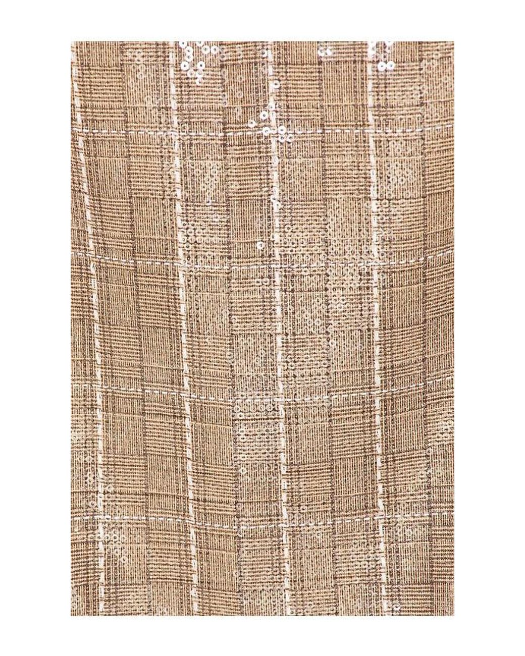 Line & Dot Natural Oversize-Shacket Checkmate