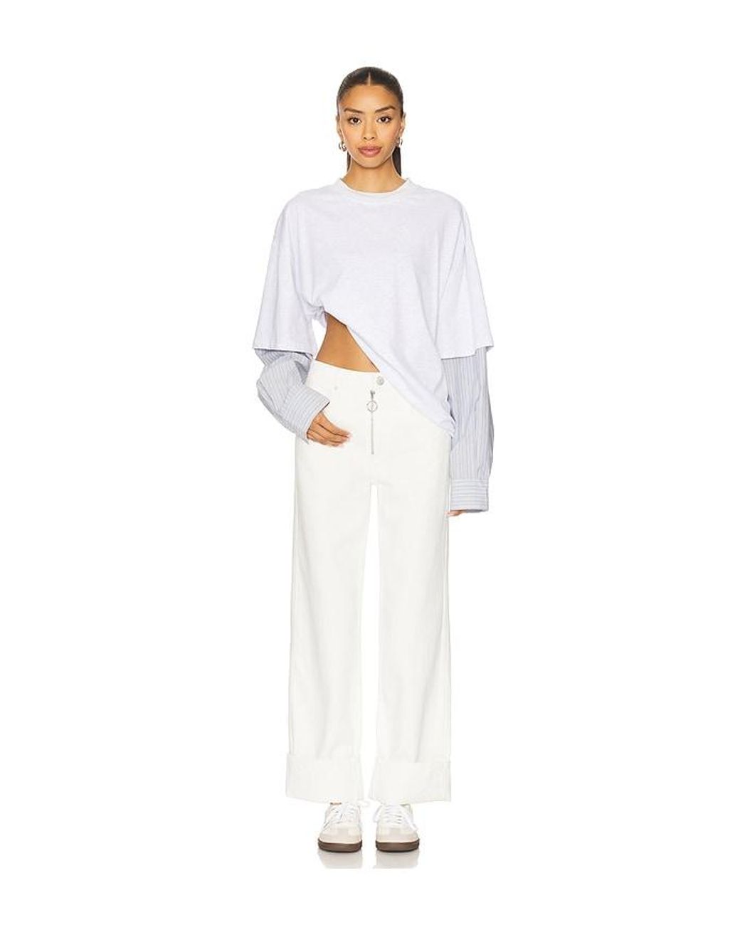 Amo Denim White Rosalind Straight