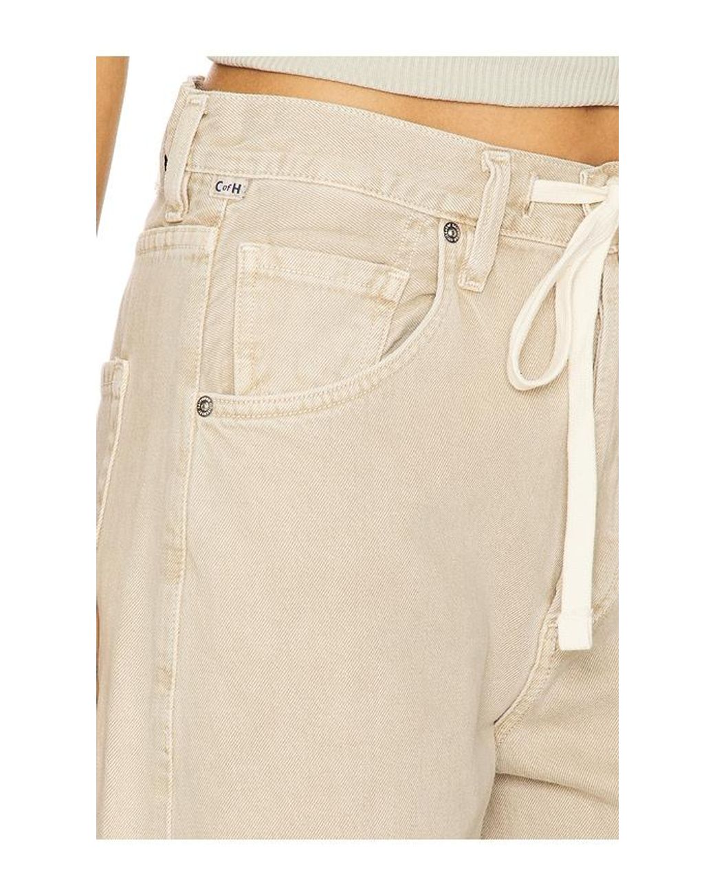 Citizens of Humanity Natural Brynn Drawstring Trouser Jeans