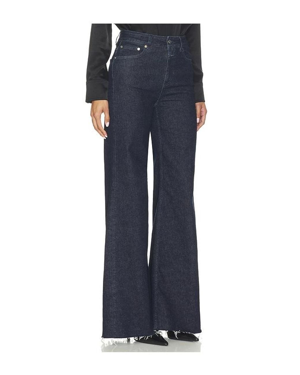 Closed Blue Glow Up Flare Jeans