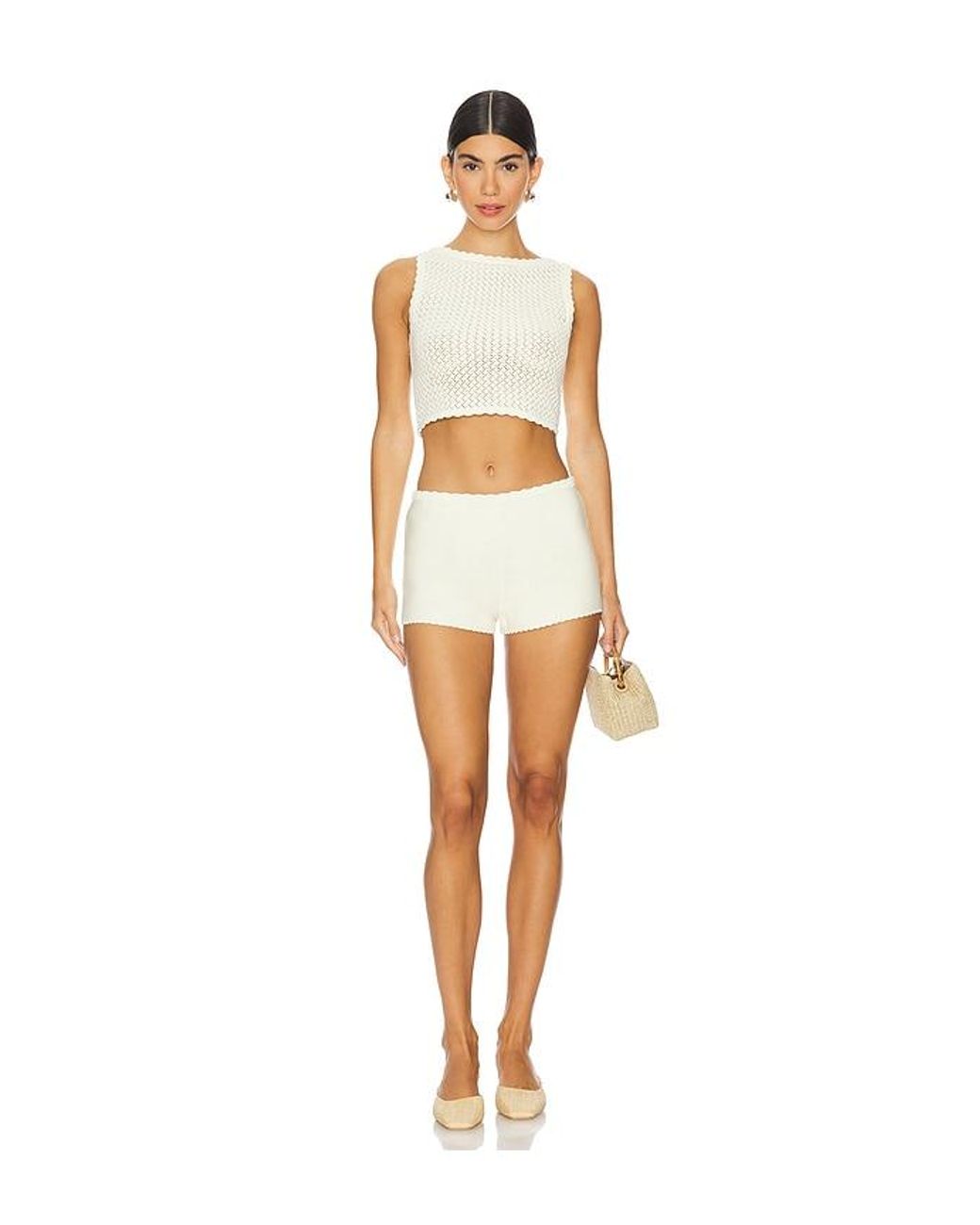 Solid & Striped White The Celeste Top