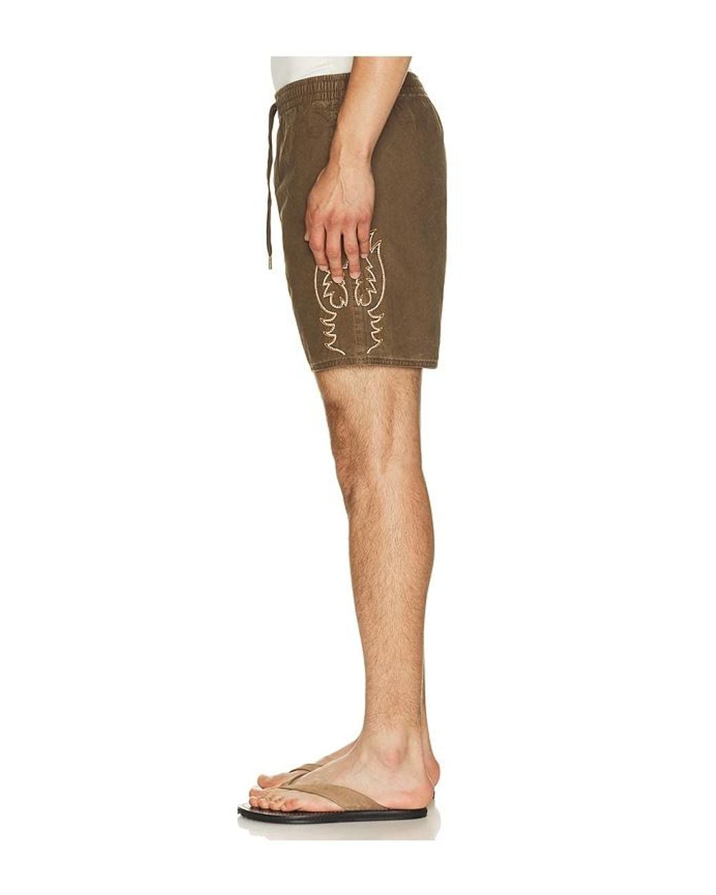 Rhythm Brown High Plains Jam Short for men