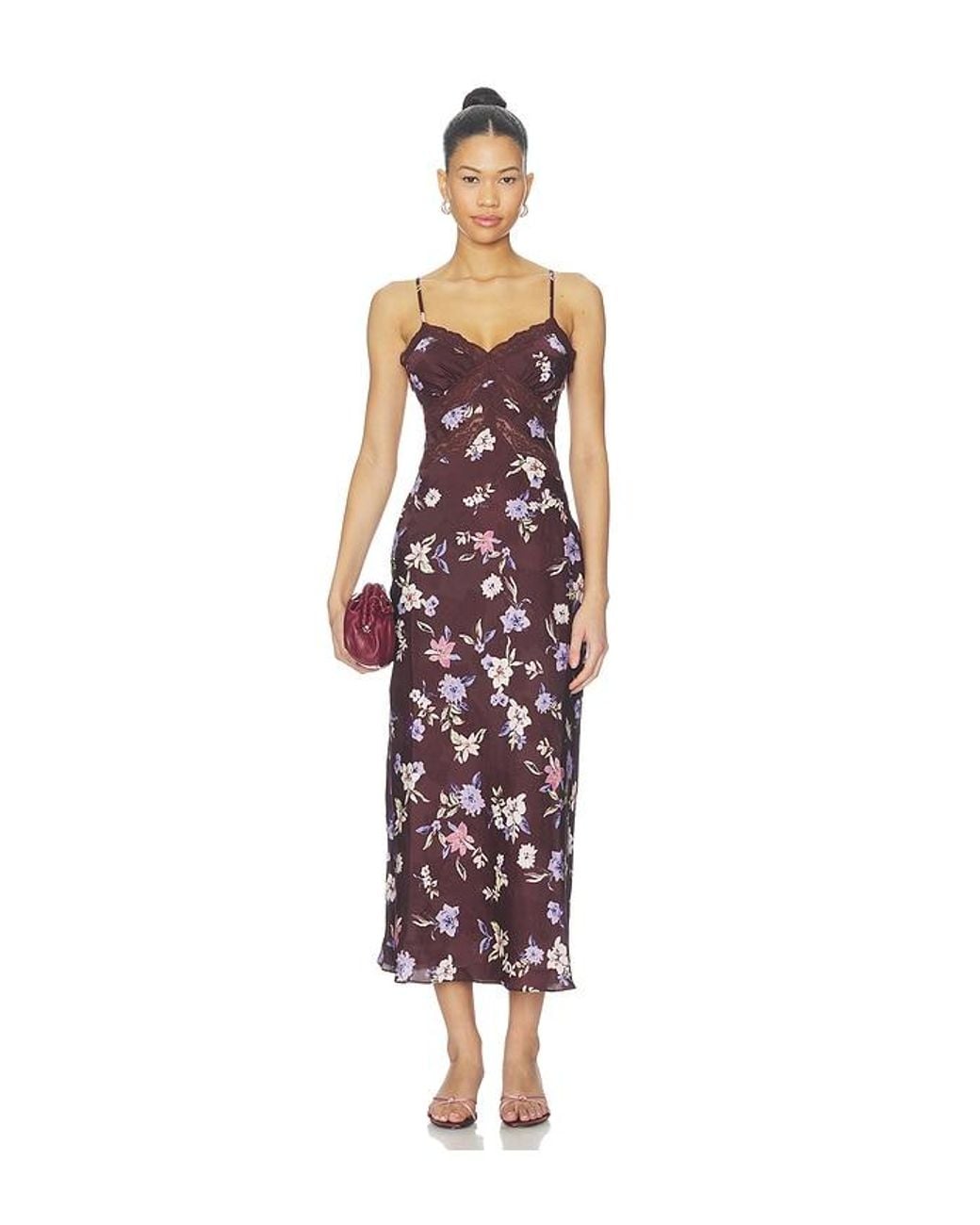 Astr Red Carin Dress