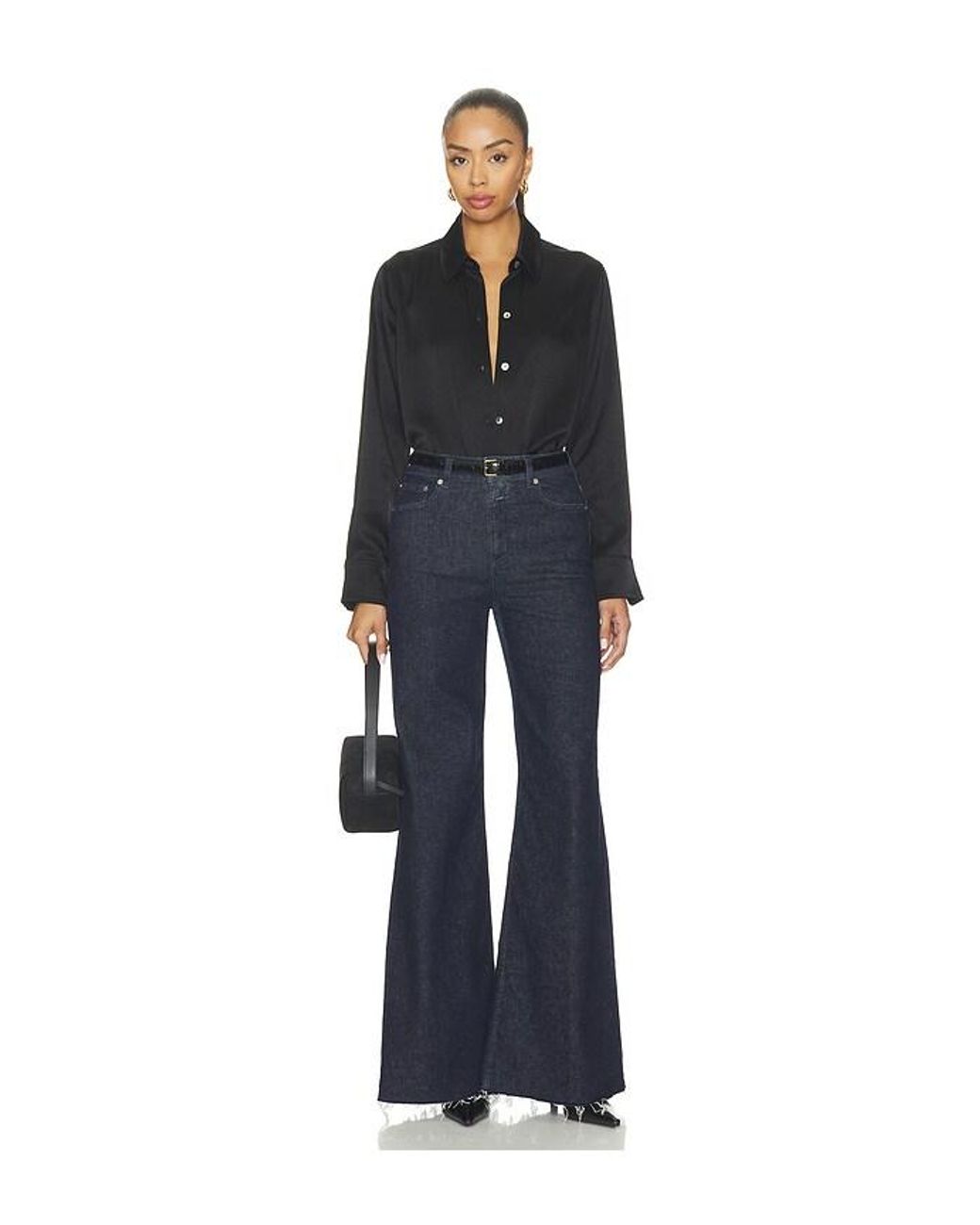 Closed Blue Glow Up Flare Jeans