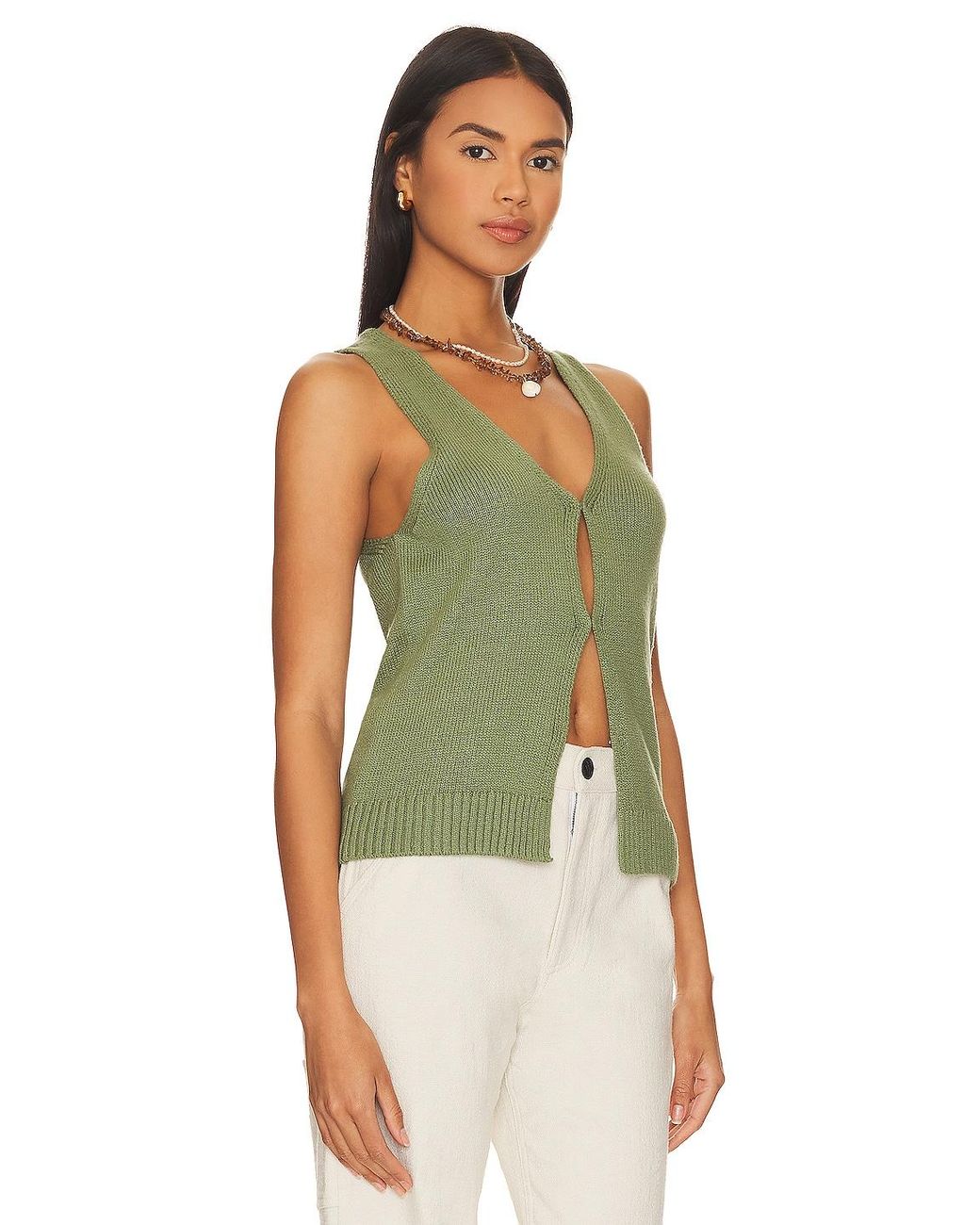 L'academie Kilah Vest in Green | Lyst