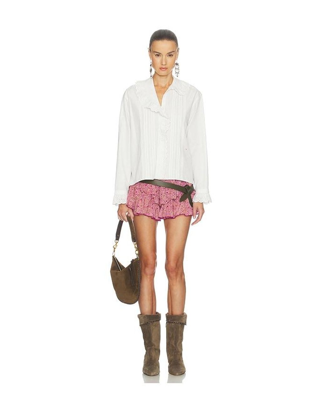 Isabel Marant White Nomia Long Sleeve