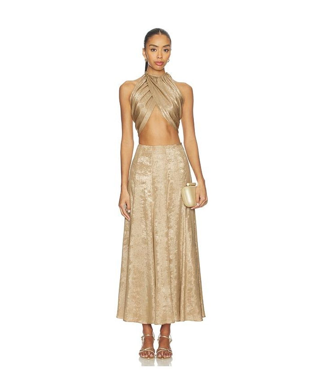 Azeeza Natural X Revolve Soren Skirt