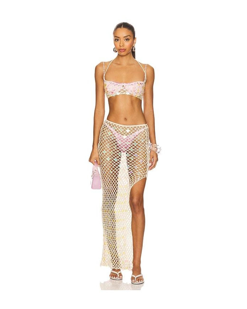 superdown White Marlie Skirt Set