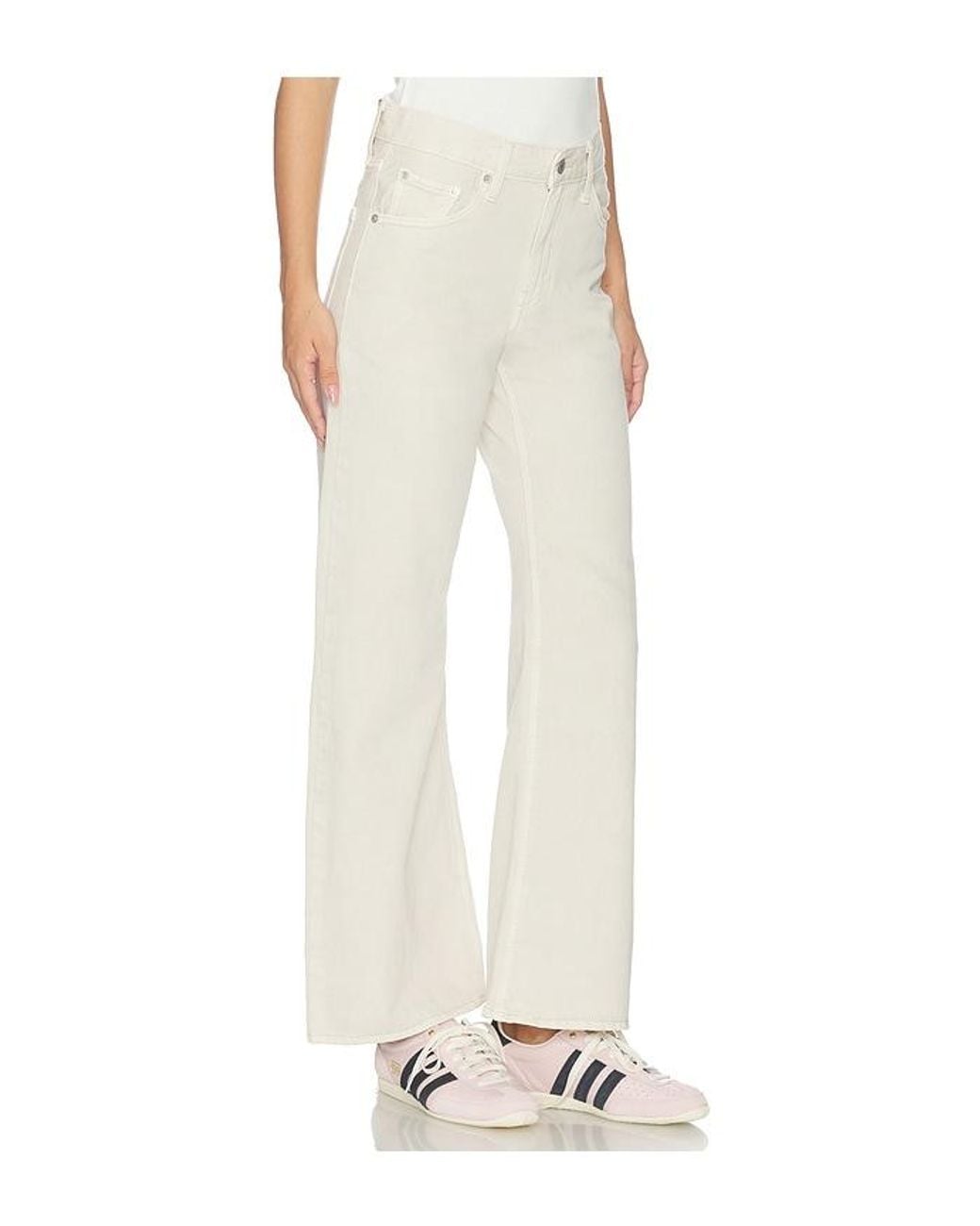 Levi's White Loose Boot Jeans