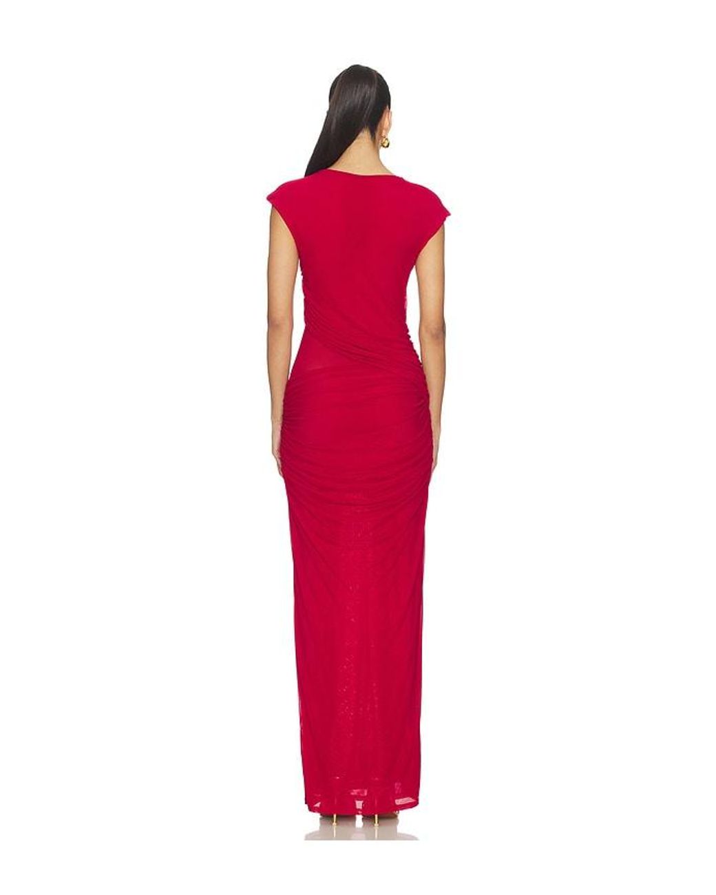 SNDY'S Red Lorelai Maxi Dress